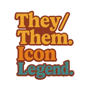 Digital Download: 'They/Them' - Iconic Pride Art