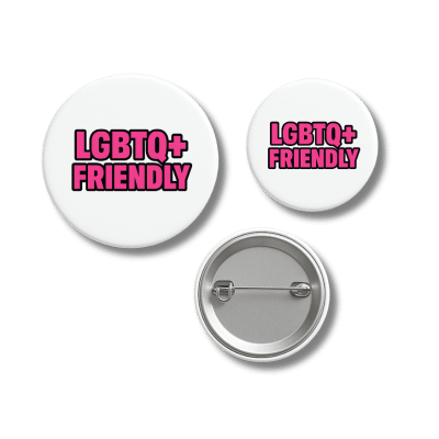 LGBTQ+ Friendly Bold Inclusion Badge