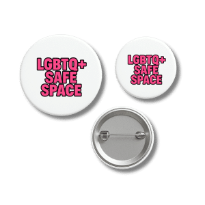 LGBTQ+ Safe Space Bold Pride Badge