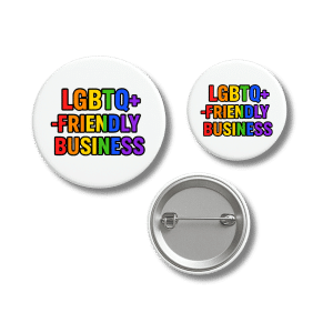 LGBTQ+ Friendly Business Rainbow Badge
