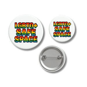 LGBTQ+ Safe Space Pride Badge