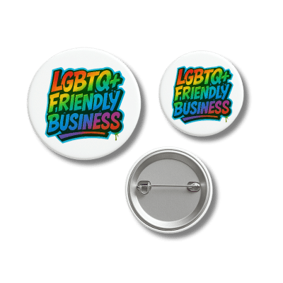 LGBTQ+ Friendly Business Pride Badge