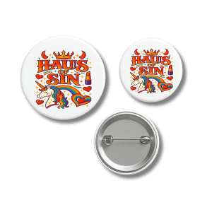 Haus of Sin Unicorn Pride Badge