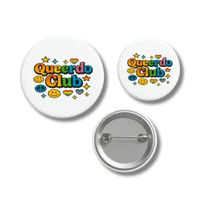 Queerdo Club Colorful Fun Badge