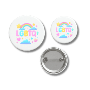 LGBTQ+ Pastel Rainbow Pride Badge