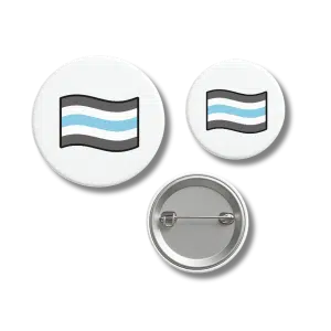 Demiboy Pride Bold Design Badge