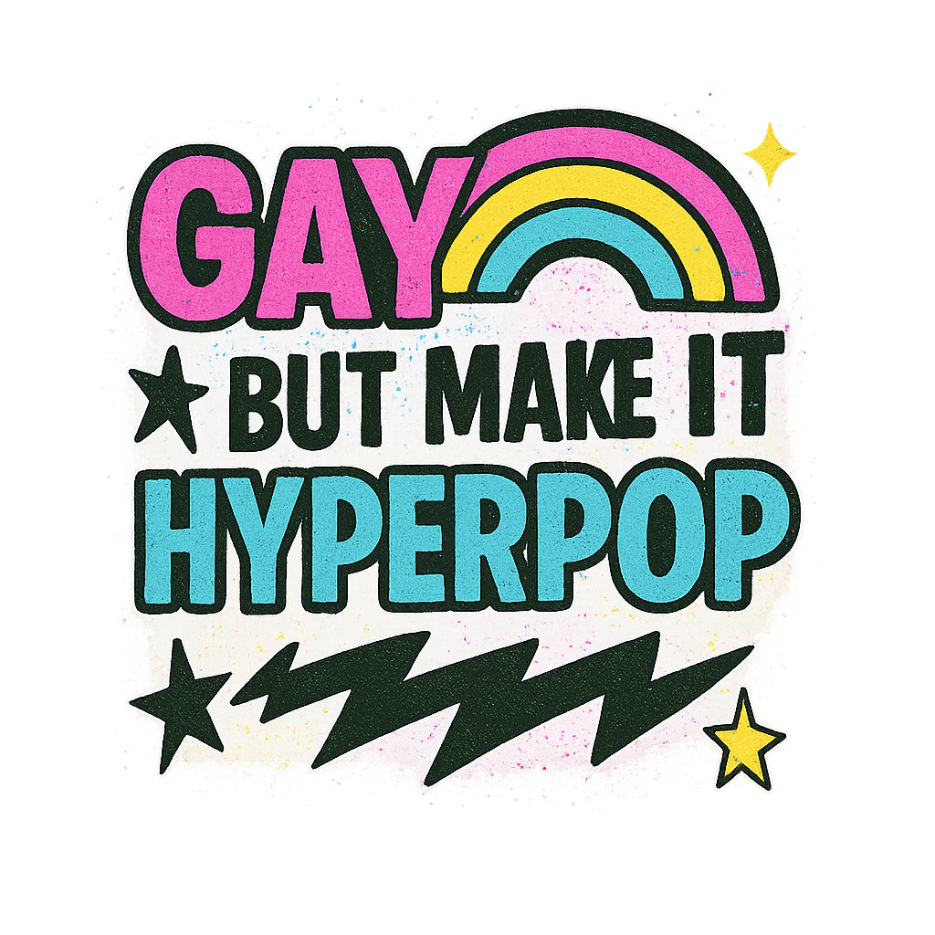 GAY BUT MAKE IT HYPERPOP – Bold Pride Design